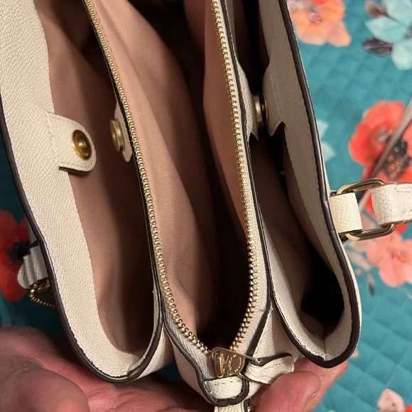 New coach purse with embellished flowers! Like new! - Picture 5 of 6